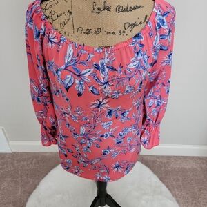 Gigi Parker off the shoulder top